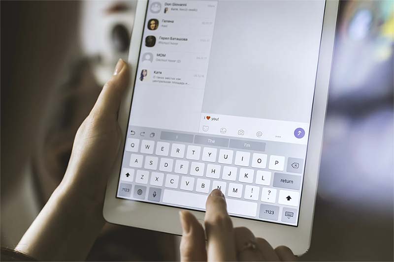 atendimento psicológico online tablet